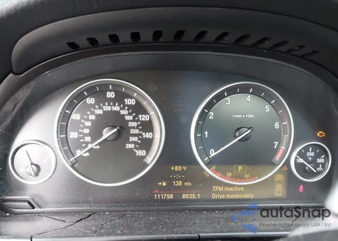 2011 BMW 535I I из США, поврежденный, VIN WBAFR7C52BC801804